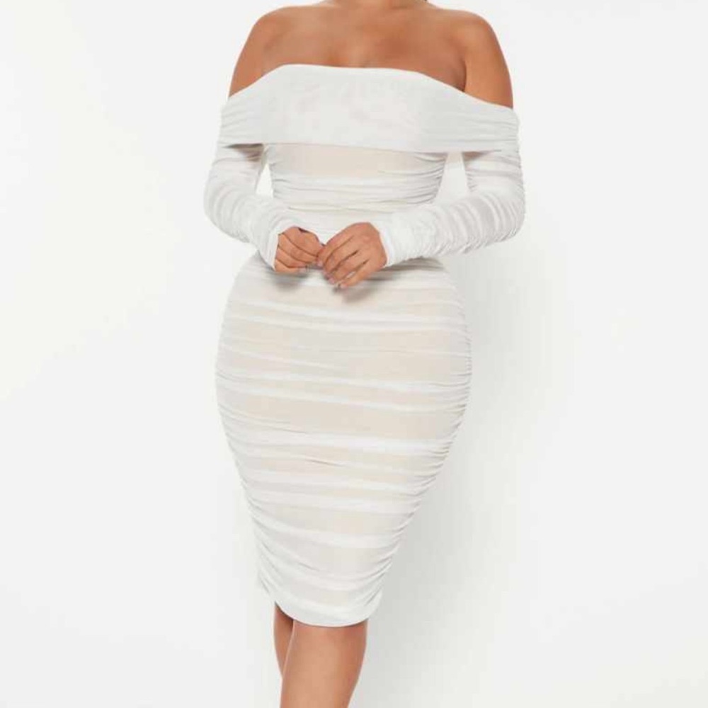 Sexy white dress